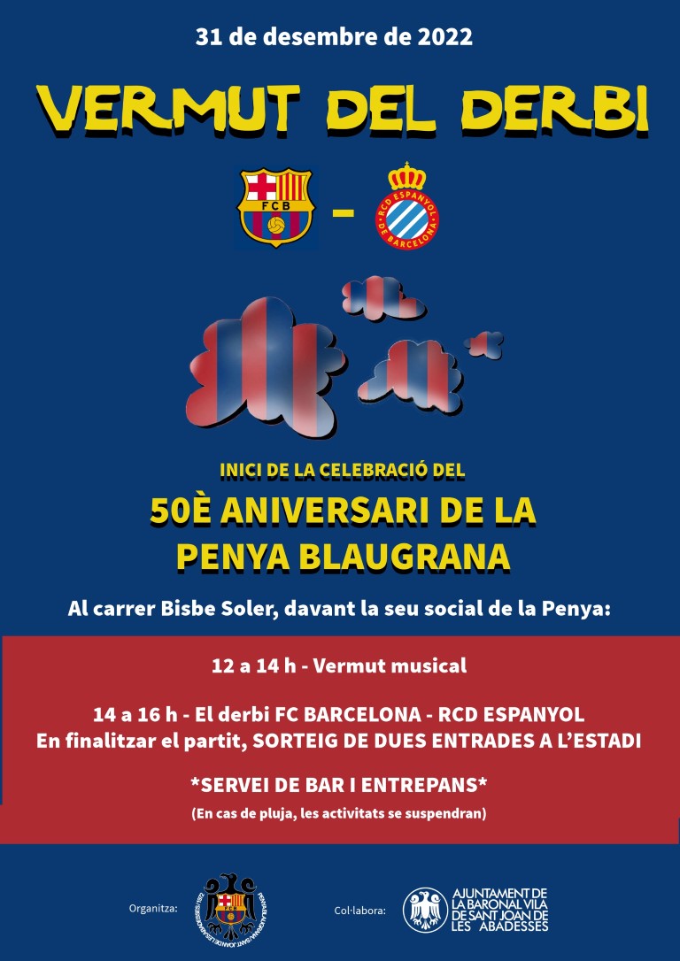 vermut 50 anive
 rsari penya blaugrana baixa